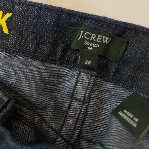 J. Crew Toothpick dark denim ankle jeans size 26 - Picture 5 of 6
